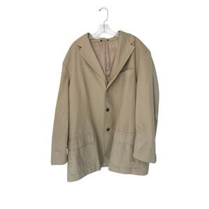 Eddie Bauer Men's Tan Khaki Office Work‎ Academia Sports Coat Blazer Size XXL